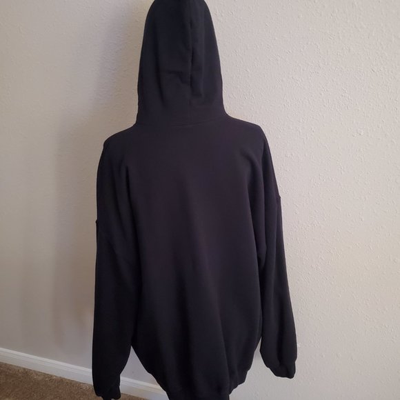Long Sleeve Drawstring Hooded Sweater, 80% Cotton 20% Polyester Size 3X. - Picture 8 of 12